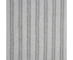 Patalynės komplektas Eurofirany Pilka medvilninė patalynė su auksiniais liurekso siūlais, 220x200 cm, dryžuotas užvalkalų komplektas, OEKO-TEX sertifikatas, 3 dalys, miegamojo tekstilė Patalynė