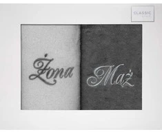 Rankšluostis Eurofirany RE/SET/VYRAS ŽMONA 2/50 SIDABRAS+PLIENAS