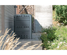 Prosperplast IKST280-S433 "Compogreen Woody" komposto dėžė 280L, antracito spalvos
