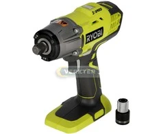 Akumuliatorinis veržliasukis Ryobi R18IW3-0, 400Nm (be akum. ir kroviklio)