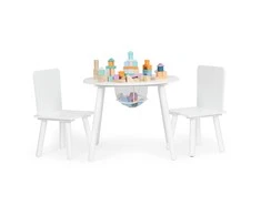 Baltas Kids table with two chairs children's furniture Ecotoys set