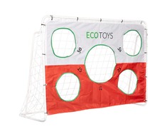 Ecotoys Futbolo vartai su kilimėliu 180x122cm
