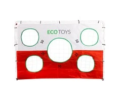 Ecotoys Vartai futbolo treniruotėms + taikinys Eco Toys, 180x122cm