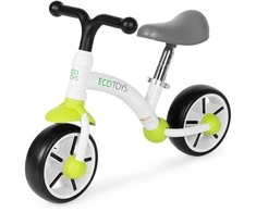 Vaikiškas krosinis dviratis su EVA ratukais, reguliuojamu balneliu, žalias ECOTOYS