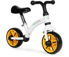 Vaikiškas krosinis dviratis su EVA ratukais, reguliuojamu balneliu, juodas ECOTOYS