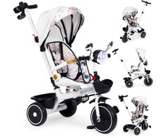 Kūdikių triratukas vežimėlis su pasukama sėdyne, stumiančia stogelį ECOTOYS