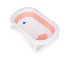 Ecotoys Kūdikių vonelė Sulankstoma turistinė vonia su nutekėjimu