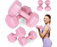 Šešiakampiai hantelia 2x2 kg ModernHome