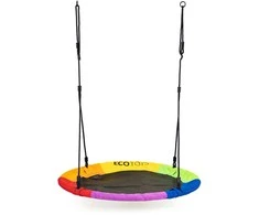 Grandininis pjūklas Sodo sūpynės "Erškėtrožės lizdas" 100 cm spalvingos ECOTOYS