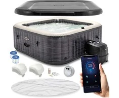 Cf Group Pripučiamas jacuzzi su hidromasažu, 6 asmenims. 239x71 cm premium INTEX 28452