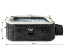 Cf Group Pripučiamas jacuzzi su hidromasažu, 6 asmenims. 239x71 cm premium INTEX 28452