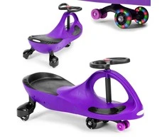 Gravitacijos atrakcionas vaikams LED ratai violetinės spalvos ECOTOYS