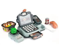 Ecotoys Multistore Edukacinis kasos aparatas su skaičiuotuvu