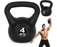 Kettlebell 4kg, treniruoklis, hantelis, svarmuo, ModernHome