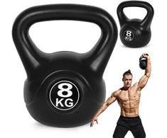Kettlebell 8kg, treniruoklis, hantelis, svarmuo, ModernHome