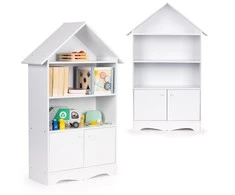 Knygų lentyna, vaikų žaislų namelis „Ecotoys“