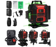 Longwell Industrial Bauerkraft lazerinis nivelyras 4D 360°