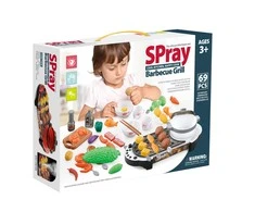 Multistore Mini grilis EcoToys su virtuvės aksesuarais