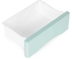 ModernHome plastikinė lentyna su 5 spalvotais stalčiais ant ratukų