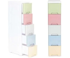 Plastikinė spintelė su stalčiais ModernHome, 83x32x18 cm