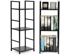 Modernhome Moderni lentyna, metalinis rėmas, LOFT, juoda