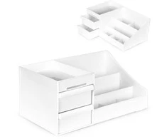 Universalus ModernHome plastikinis organizatorius su stalčiais, 26.5x16x11.5 cm
