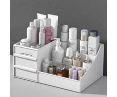 Universalus ModernHome plastikinis organizatorius su stalčiais, 26.5x16x11.5 cm