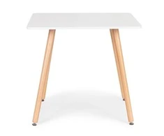 Modernhome Modern wooden square kitchen table 80x80 cm