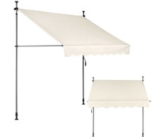 MultiGarden Pilka balkoninė markizė 200 cm