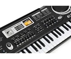 Multistore Vaikiškas pianinas su mikrofonu ir maitinimo šaltiniu