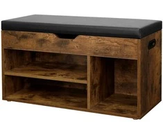 Sobuy Batų spintelė LHS30BX, ruda/juoda