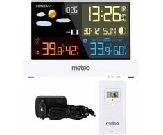METEO SP110B meteorologijos stotis su DCF, balta