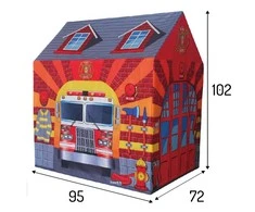 Vaikų palapinė IPlay gaisrinės stotis 95x72x102 cm
