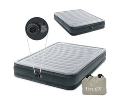 Pripučiamas čiužinys 203x152cm su pompa Intex 67770