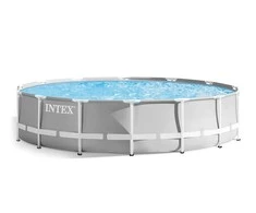 Baseinas INTEX Prism Frame surenkamas 457x107 pilkas 4.57x1.07m, 26724