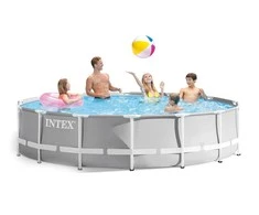 Baseinas INTEX Prism Frame surenkamas 457x107 pilkas 4.57x1.07m, 26724