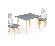 Ecotoys Baldų komplektas Eko Žaislas Zuikis