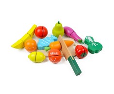 Vaisių ir daržovių rinkinys Ecotoys (13 vnt.)