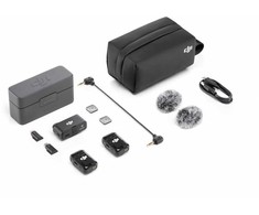 Belaidžio mikrofono sistema DJI Mic 2 2TX + 1RX + įkrovimo dėklas