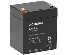 AKUMULIATORIUS 12V 5AH VRLA/AM5-12T2 ACUMAX EMU