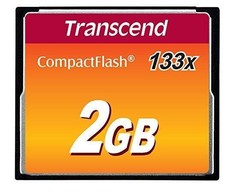 TRANSCEND CompactFlash 2GB MLC atminties kortelė