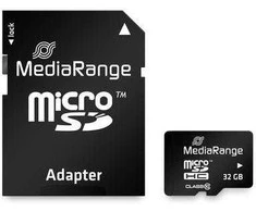 MEMORY Micro SDHC 32GB C10 / W / ADAPTER MR959 MEDIARANGE