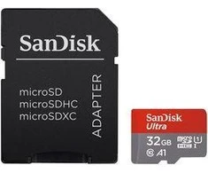 Sandisk 32 GB „Ultra Micro SDHC“ ir SD atminties kortelės adapteris