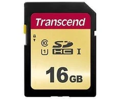 Atminties kortelė TRANSCEND 16GB UHS-I U1 SD kortelė MLC