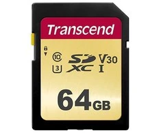Atminties kortelė TRANSCEND 64GB UHS-I U3 SD kortelė MLC