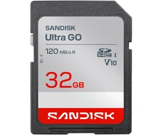 Atminties kortelė SanDisk Ultra GO SDHC 32 GB Class 10 UHS-I V10