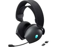 Dell Ausinės Žaidimams | Alienware Tri Mode AW725H | Bluetooth | Over-Ear | Mikrofonas | Lunar Light | Noise canceling | Belaidės