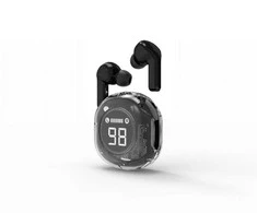 Įstatomos į ausis (į ausis įkišamos tipo) ausinės Gembird TWST-01-BK su mikrofonu juoda