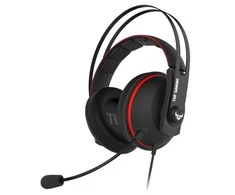 Žaidimų ausinės Asus TUF Gaming H7 Core, tinka PC, Mac, PS4, Nintendo Switch, mobiliems įrenginiams, Xbox One, Raudonos