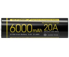 Ličio jonų 3,6 V / 6000 mAh akumuliatorius NL2160HPI NITECORE